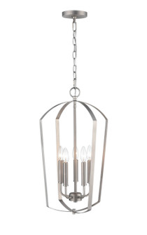 Ivey Lake Five Light Chandelier in Satin Nickel (59|9825SN)