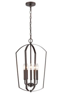 Ivey Lake Five Light Pendant in Rubbed Bronze (59|9825RBZ)