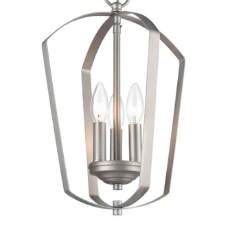 Ivey Lake Three Light Chandelier in Satin Nickel (59|9823SN)