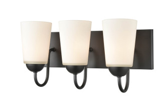 Ivey Lake Three Light Vanity in Matte Black (59|9813MB)