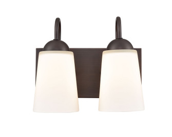 Ivey Lake Two Light Vanity in Rubbed Bronze (59|9812RBZ)