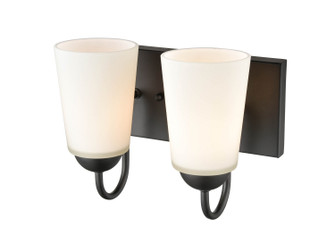 Ivey Lake Two Light Vanity in Matte Black (59|9812MB)