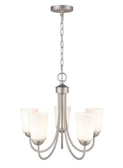 Ivey Lake Five Light Chandelier in Satin Nickel (59|9805SN)