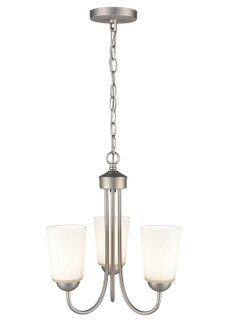 Ivey Lake Three Light Chandelier in Satin Nickel (59|9803SN)