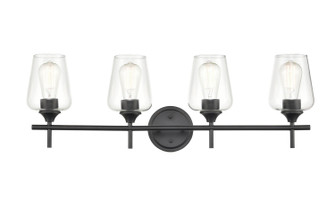 Ashford Four Light Vanity in Matte Black (59|9704MB)