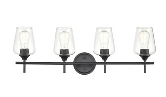 Ashford Four Light Vanity in Matte Black (59|9704MB)