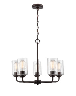 Moven Five Light Chandelier in Rubbed Bronze (59|9605RBZ)