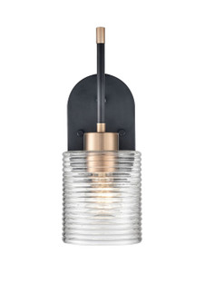 Renitta One Light Wall Sconce in Matte Black/Modern Gold (59|9411MBMG)