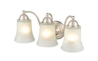 Abelia Three Light Vanity in Satin Nickel (59|9333SN)
