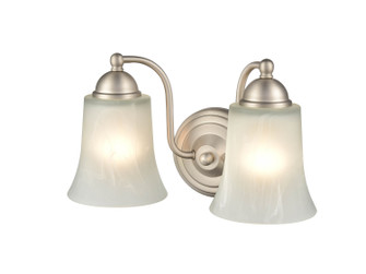 Abelia Two Light Vanity in Satin Nickel (59|9332SN)