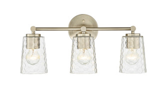 Ashli Three Light Vanity in Modern Gold (59|9233MG)