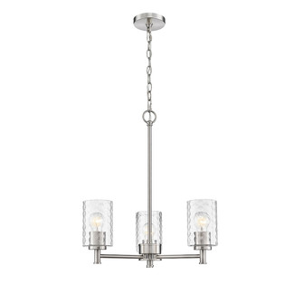 Ashli Three Light Chandelier in Brushed Nickel (59|9213BN)