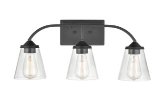 Josleen Three Light Vanity in Matte Black (59|9103MB)