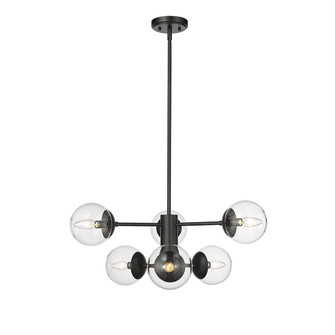 Avell Six Light Pendant in Matte Black (59|8156MB)