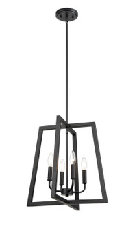 Four Light Pendant in Matte Black (59|8144MB)