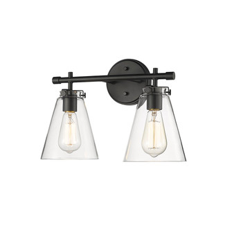 Aliza Two Light Vanity in Matte Black (59|8122MB)