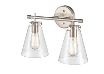 Aliza Two Light Vanity in Brushed Nickel (59|8122BN)