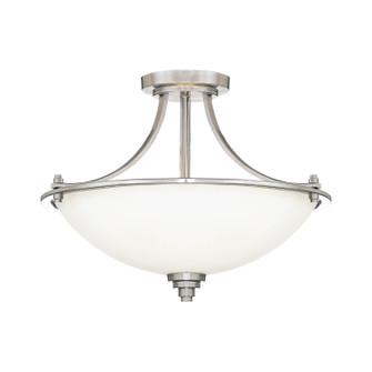 Bristo Three Light Pendant in Satin Nickel (59|7263SN)