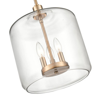 Asheville Three Light Pendant in Modern Gold (59|6933MG)