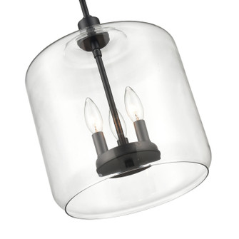 Asheville Three Light Pendant in Matte Black (59|6933MB)