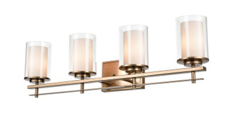 Huderson Four Light Wall Sconce in Modern Gold (59|5504MG)