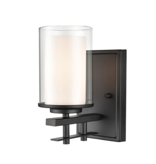 Huderson One Light Wall Sconce in Matte Black (59|5501MB)