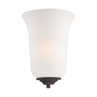 One Light Wall Sconce in Rubbed Bronze/Rubbed Silver (59|5271)