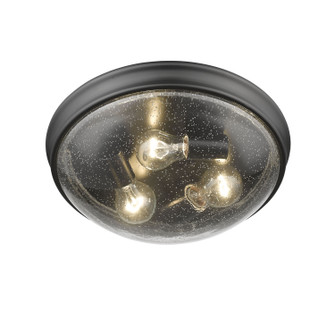 Belforge Three Light Flushmount in Matte Black (59|5229MB)