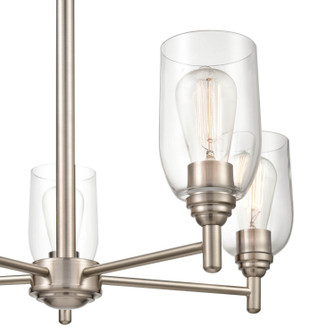 Arlett Five Light Chandelier in Brushed Nickel (59|4995BN)