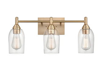 Arlett Three Light Vanity in Modern Gold (59|4993MG)