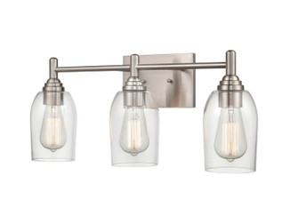Arlett Three Light Vanity in Brushed Nickel (59|4993BN)