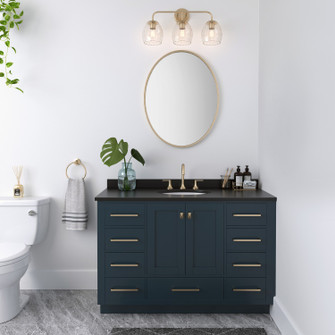 Gallos Three Light Vanity in Modern Gold (59|498003MG)