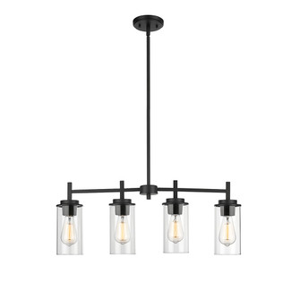 Janna Four Light Chandelier in Matte Black (59|495004MB)