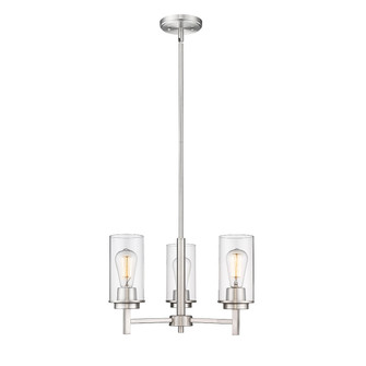 Janna Three Light Chandelier in Brushed Nickel (59|495003BN)