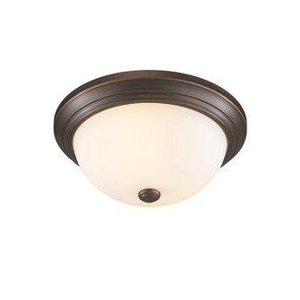 Two Light Flushmount in Rubbed Bronze (59|4903RBZ)