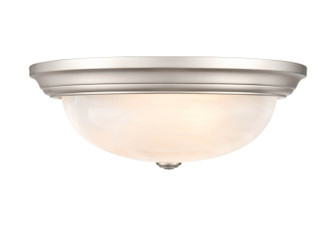 Whitton Three Light Flushmount in Satin Nickel (59|4605SN)