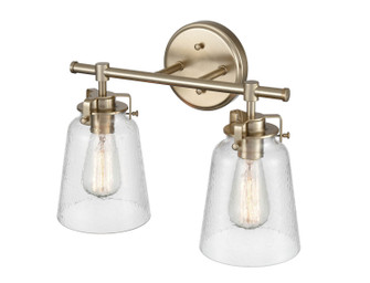 Amberose Two Light Vanity in Modern Gold (59|4412MG)