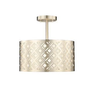 Gracelan Two Light Semi Flush Mount in Modern Gold (59|4292MG)