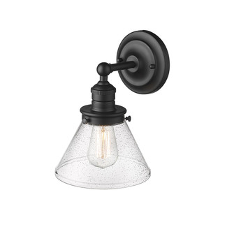 Eyden One Light Wall Sconce in Matte Black (59|4141MB)