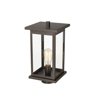 Bowton One Light Outdoor Post Lantern in Powder Coated Bronze (59|4124PBZ)