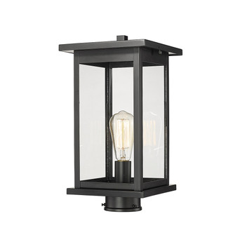 Bowton One Light Outdoor Post Lantern in Powder Coated Black (59|4124PBK)