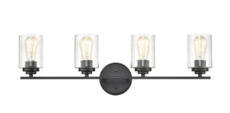 Moven Four Light Vanity in Matte Black (59|3684MB)
