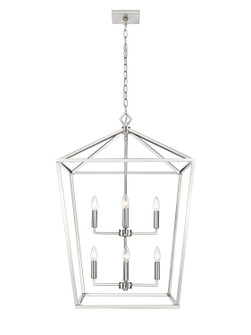 Corona Eight Light Pendant in Satin Nickel (59|3335SN)