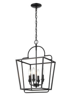 Four Light Pendant in Matte Black (59|3237MB)