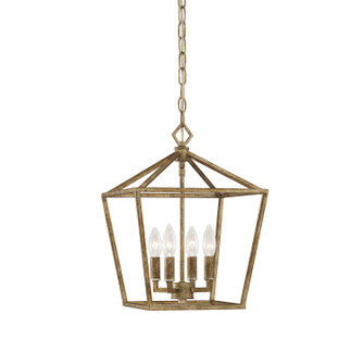 Corona Four Light Pendant in Vintage Gold (59|3234VG)