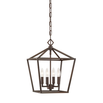 Corona Four Light Pendant in Rubbed Bronze (59|3234RBZ)