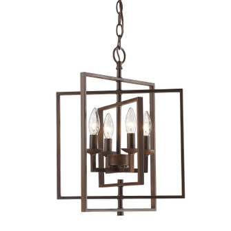 Four Light Pendant in Rubbed Bronze (59|3230RBZ)