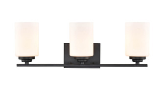 Durham Three Light Vanity in Matte Black (59|3183MB)