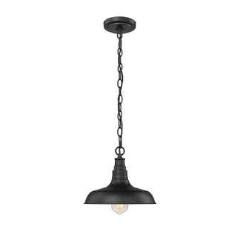 Milltown One Light Outdoor Hanging Lantern in Powder Coated Black (59|2952PBK)