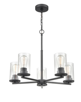 Verlana Five Light Chandelier in Matte Black (59|2715MB)